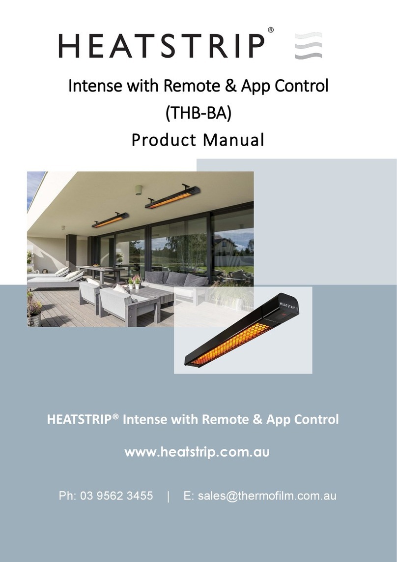 HEATSTRIP THB BA Series product manual