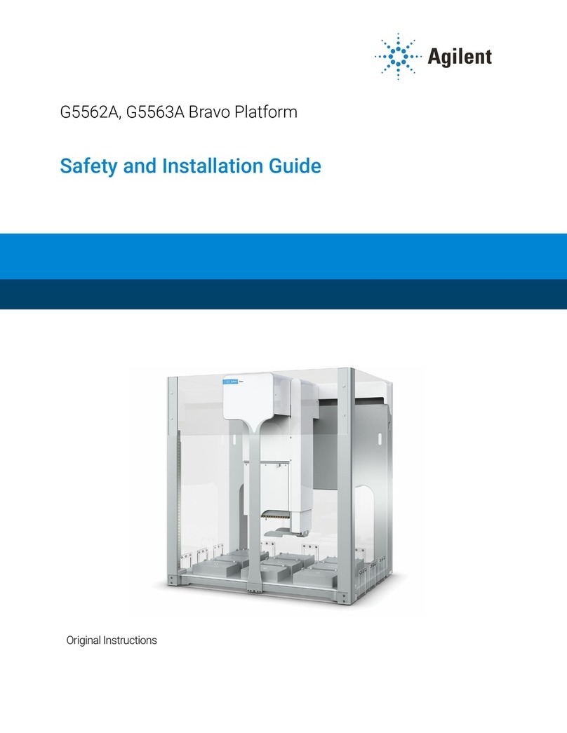 Agilent Technologies G5562A Safety and installation guide