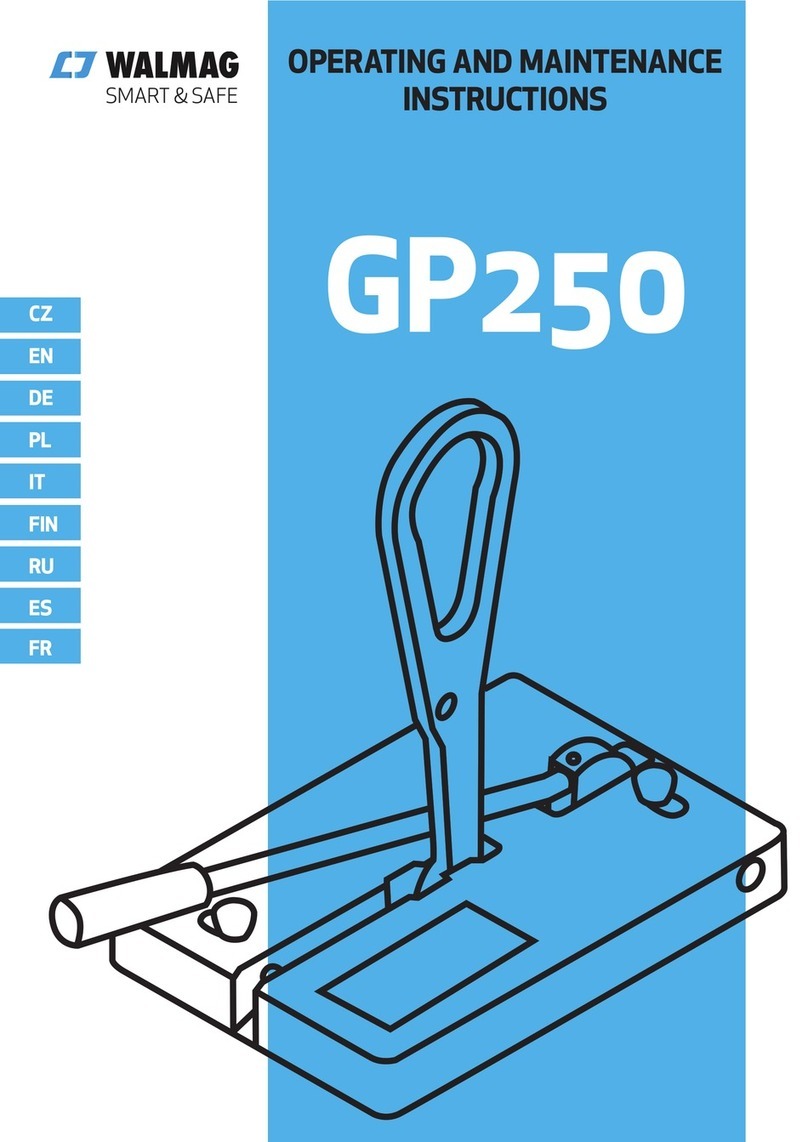 Walmag GP250 Manual