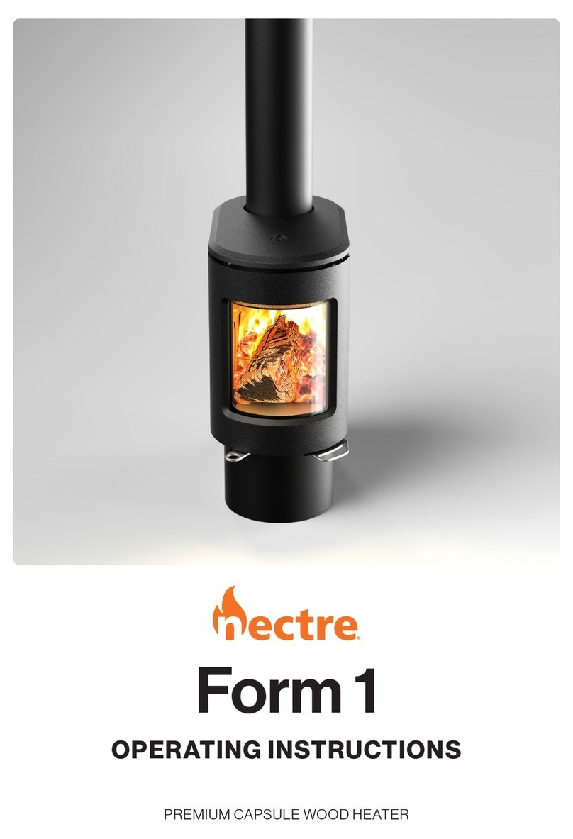 Nectre Fireplaces Form 1 Series operating instructions