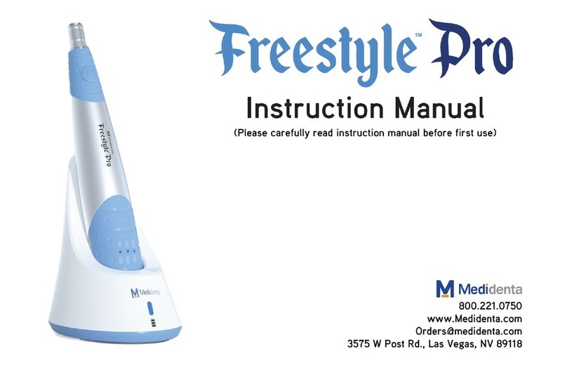 Medidenta Freestyle Pro instruction manual