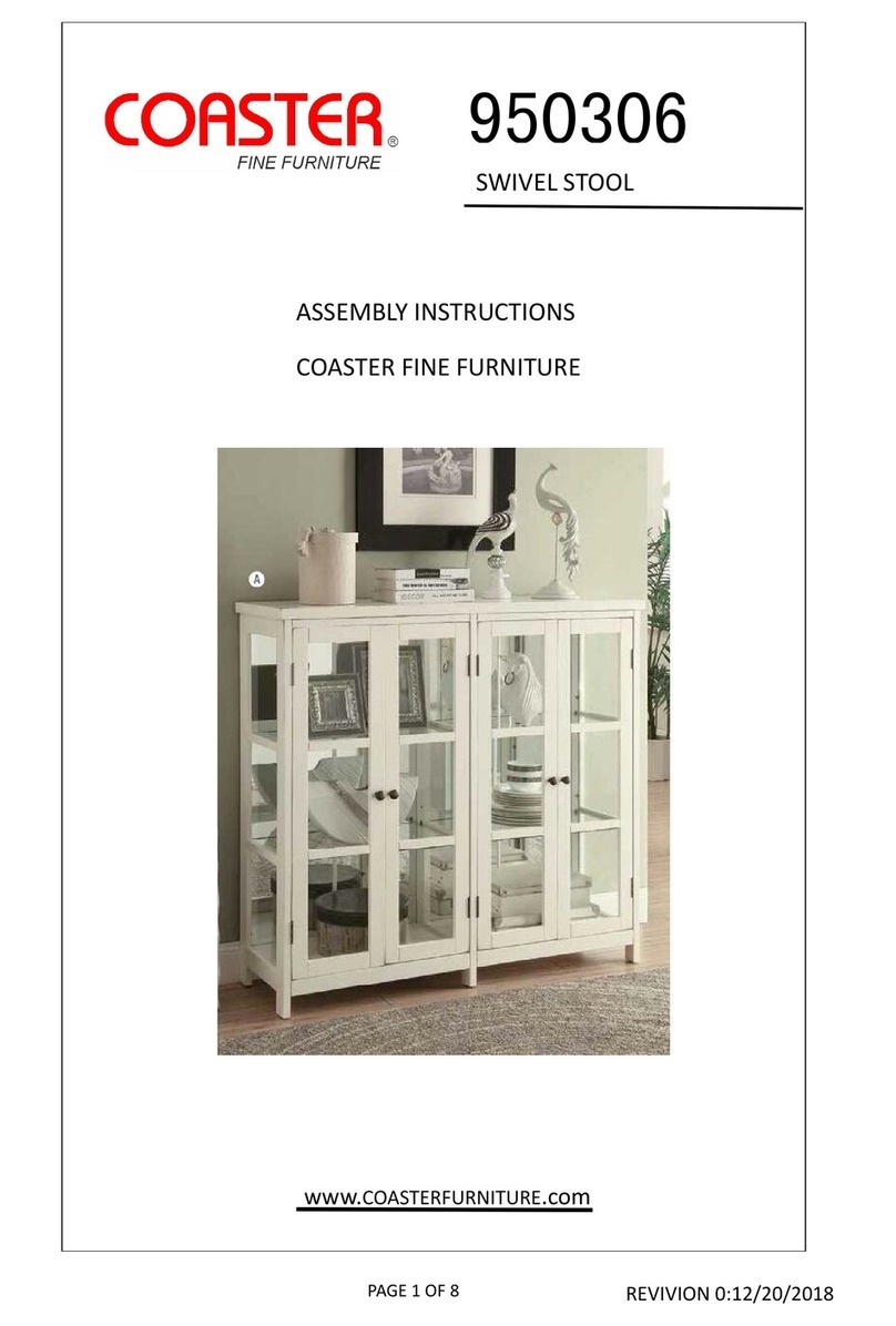 Coaster 950306 Assembly instructions