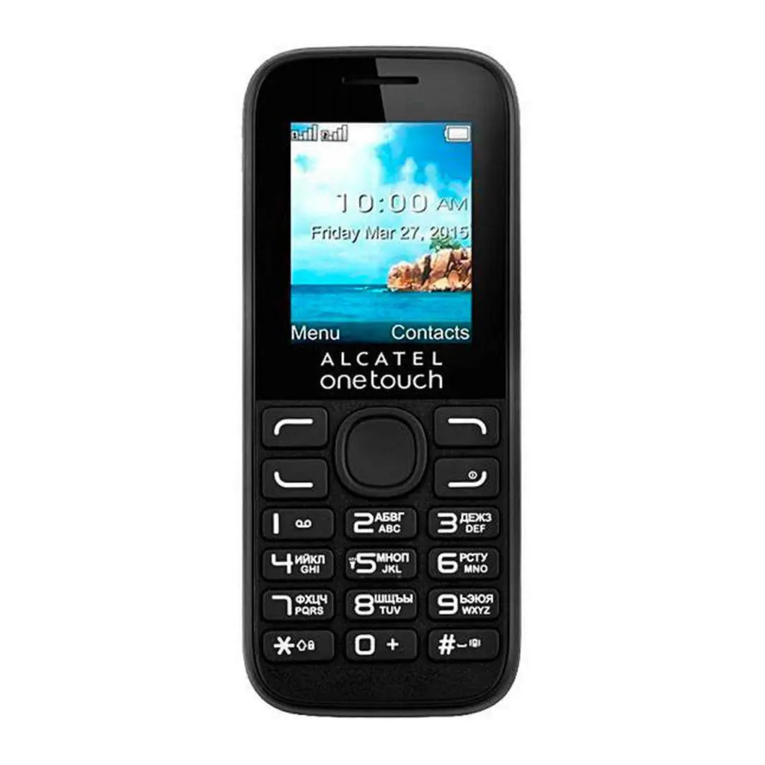 Alcatel One Touch 1052D User manual