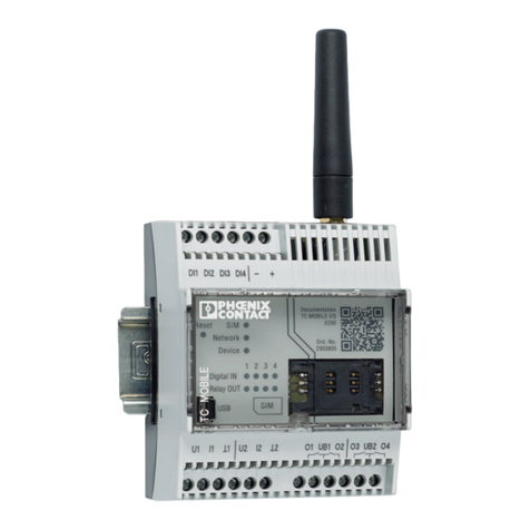 Phoenix Contact TC MOBILE I/O X200 User manual