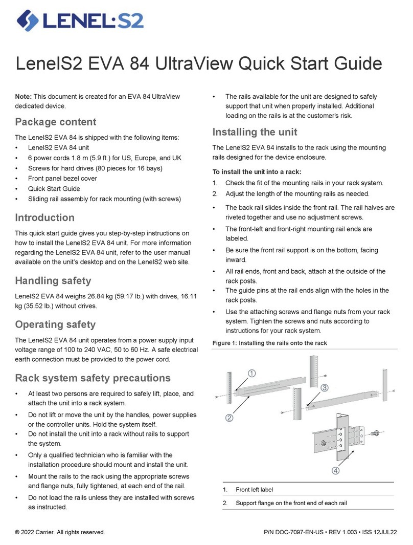 LenelS2 UltraView EVA 84 quick start guide