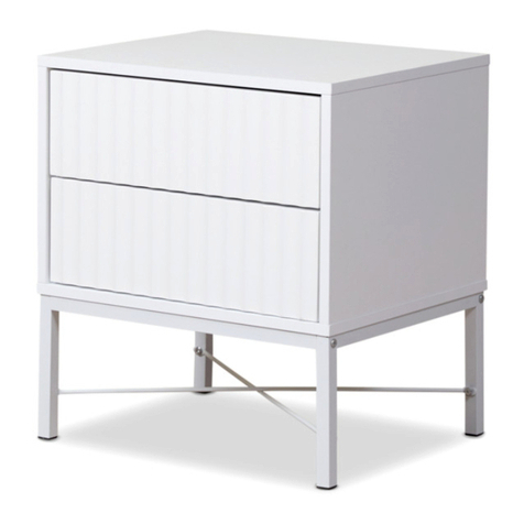 Mocka Nyla Bedside Table User manual Mocka Nyla Bedside Table User manual
