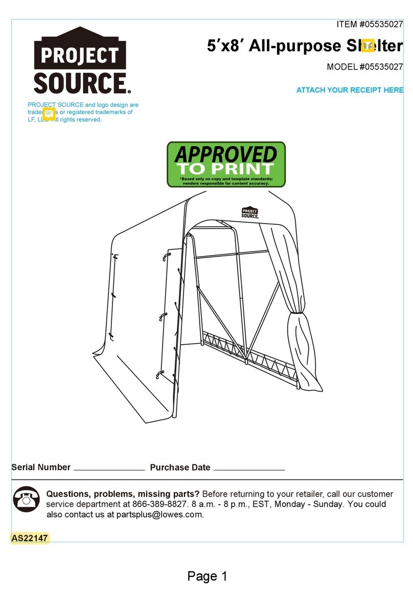 Project Source 05535027 User manual