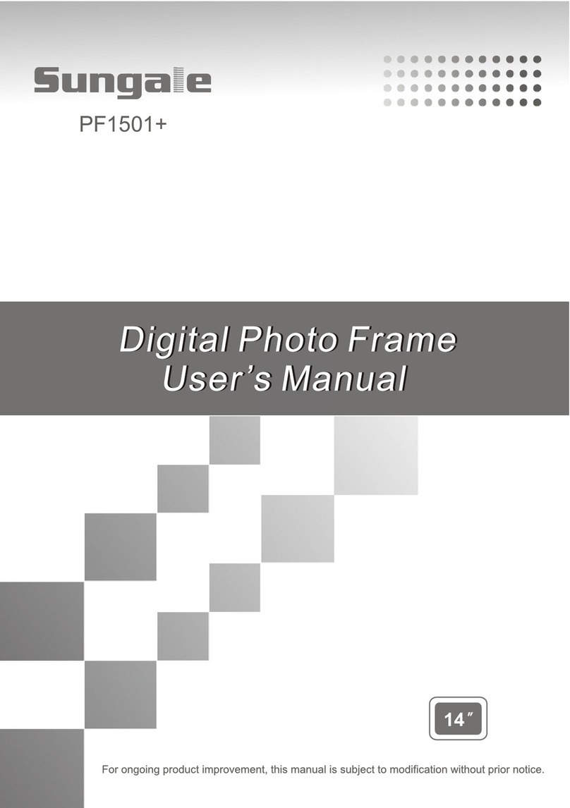 Sungale PF1501+ User manual Sungale PF1501+ User manual