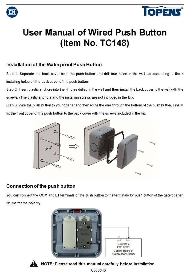 Topens TC148 user manual