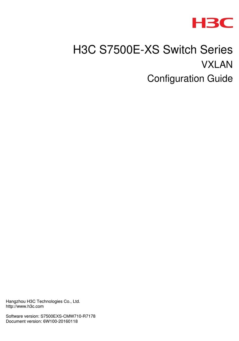 H3C S7500E-XS Series User manual H3C S7500E-XS Series User manual