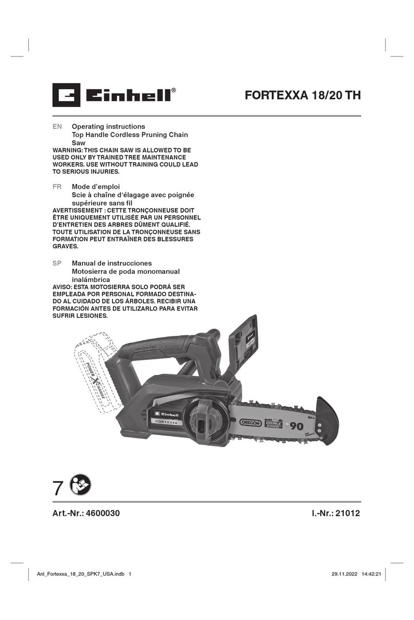 EINHELL FORTEXXA 18/20 TH operating instructions