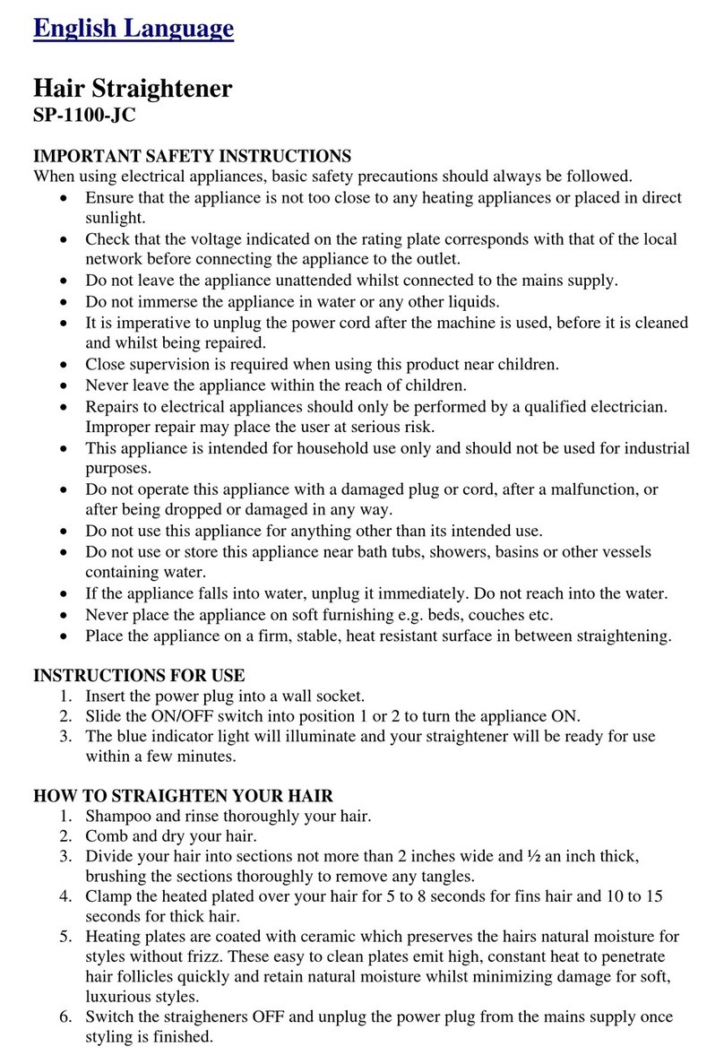SAPIRHOME SP-1100-JC manual