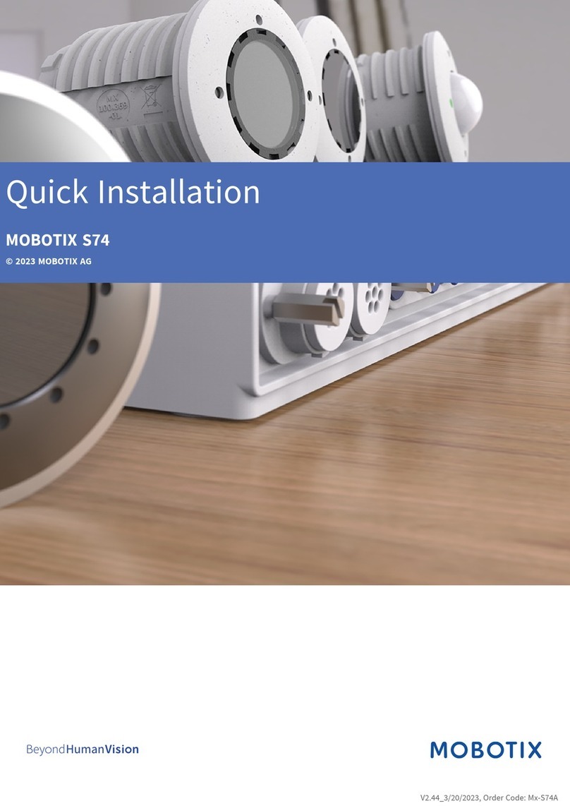 Mobotix S74 Quick installation