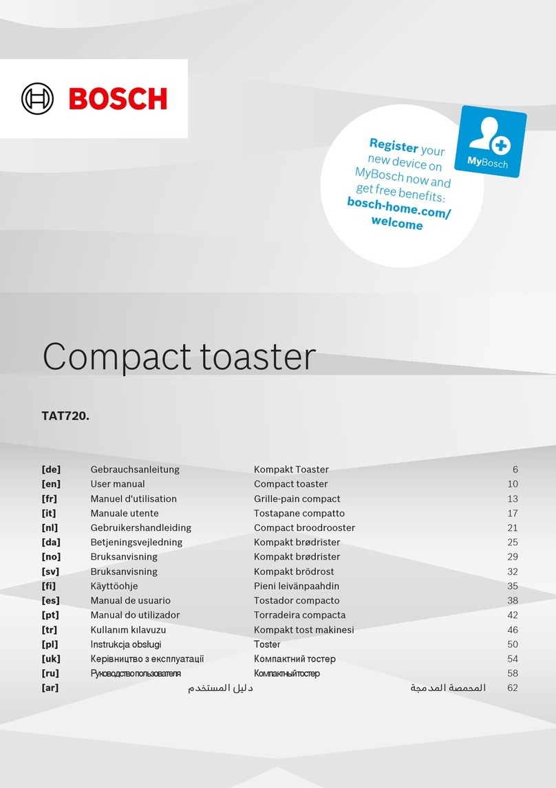 Bosch TAT720 Series User manual