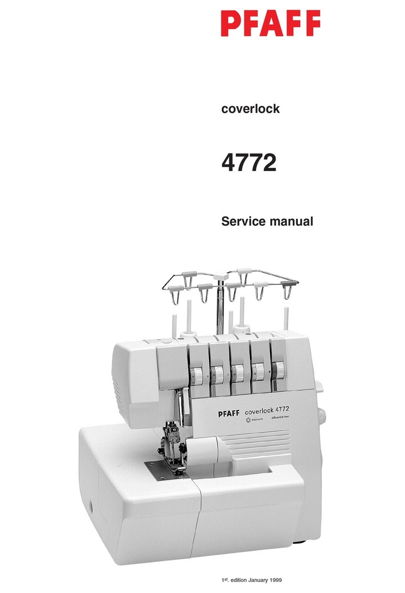 Pfaff coverlock 4772 User manual