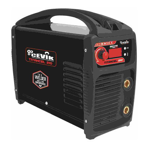 CEVIK PRO CE-TITANCEL 210 instruction manual