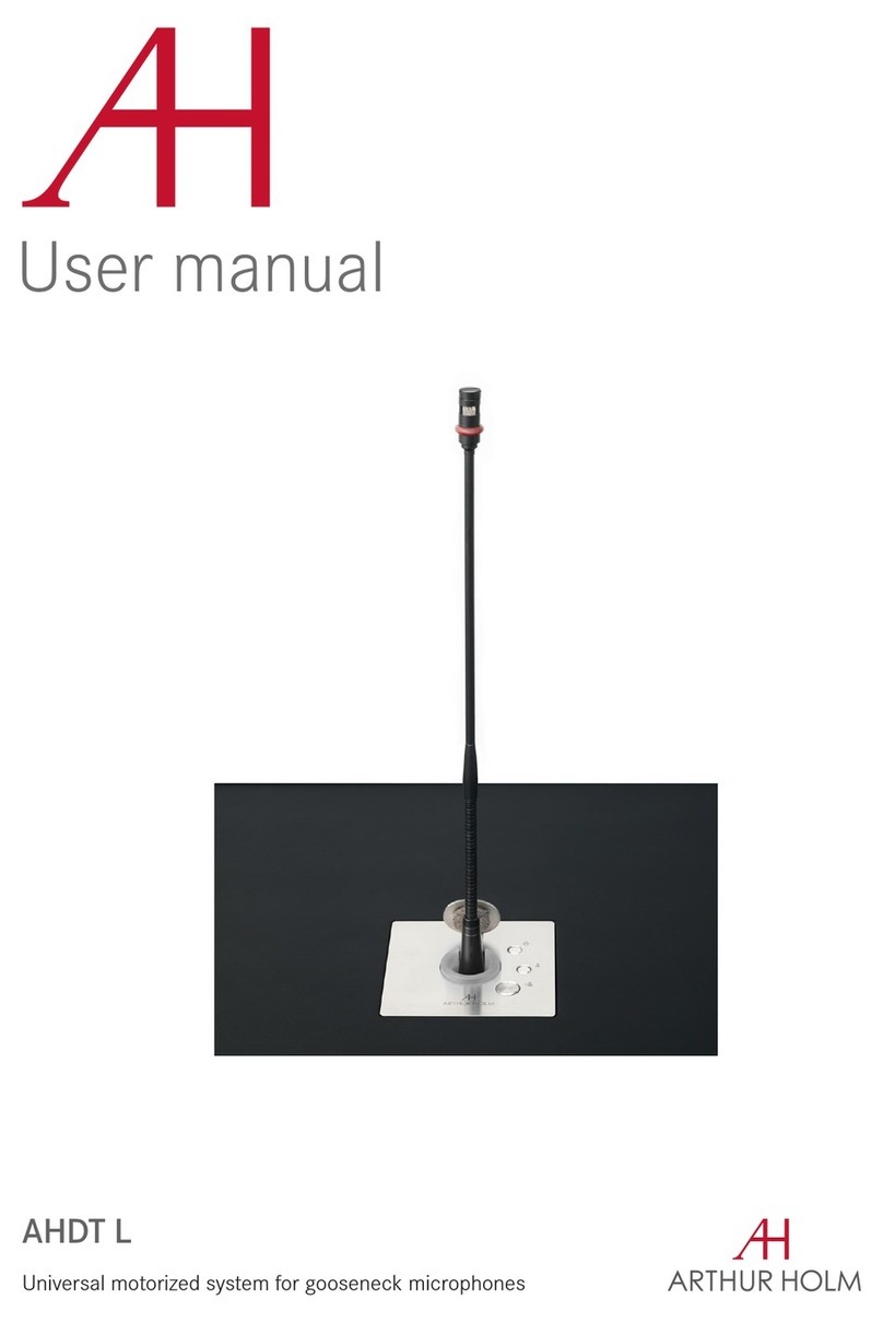 ARTHUR HOLM AHDTL user manual