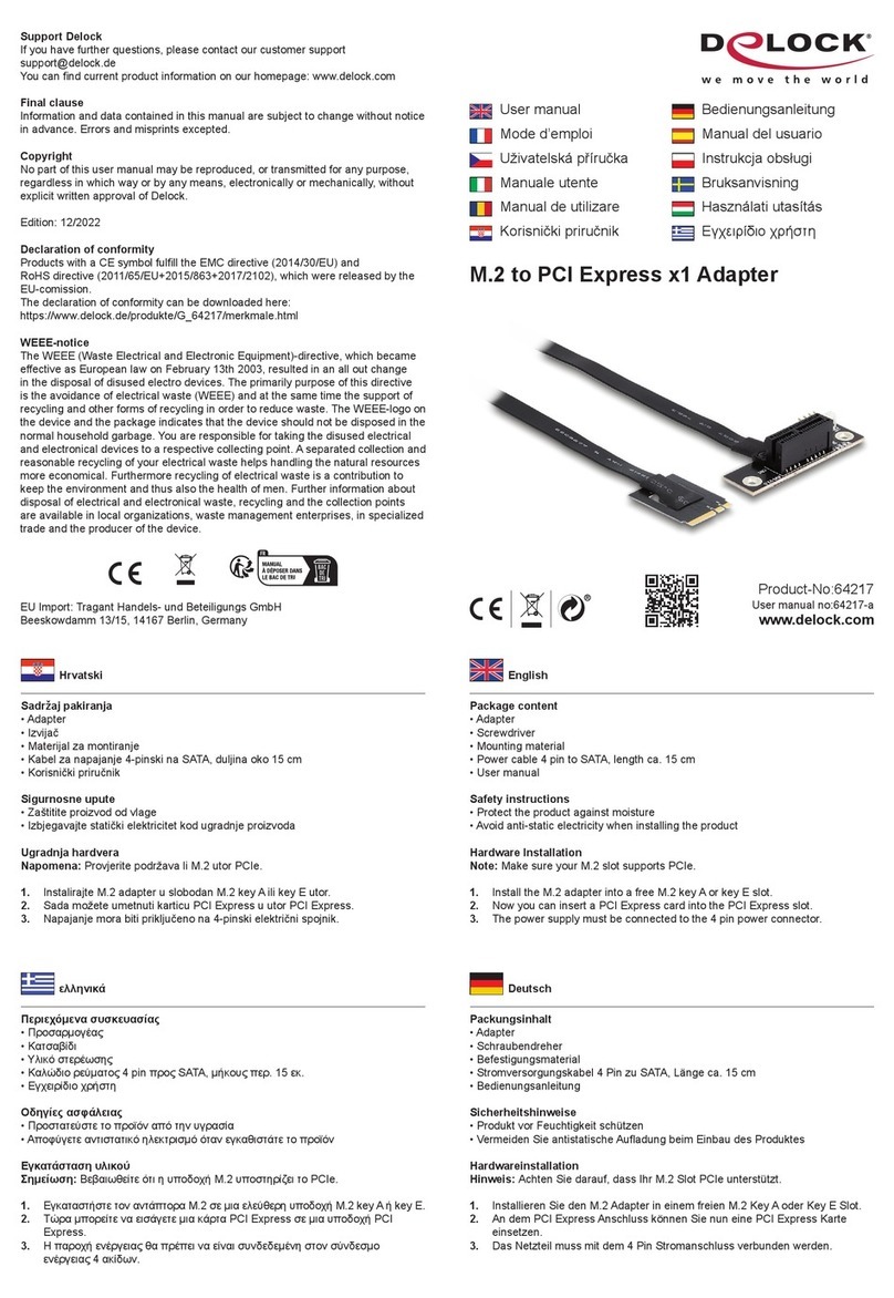 DeLOCK 64217 user manual