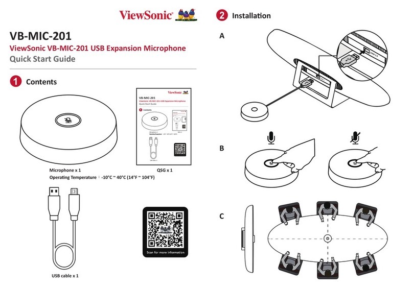 ViewSonic VB-MIC-201 quick start guide