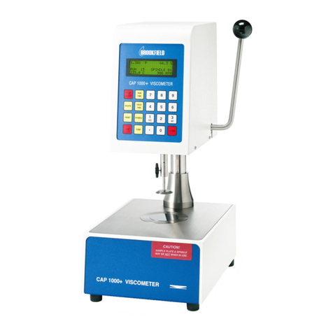 Brookfield CAP 1000+ User manual