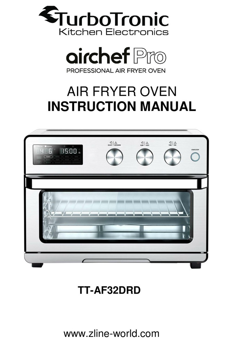TurboTronic airchef Pro TT-AF32DRD User manual TurboTronic airchef Pro TT-AF32DRD User manual