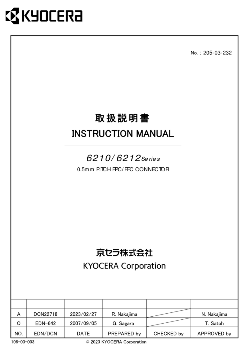 Kyocera 6210 Series instruction manual