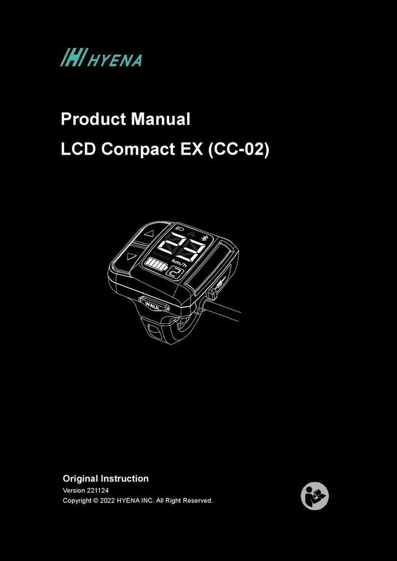 Hyena CC-02 User manual Hyena CC-02 User manual