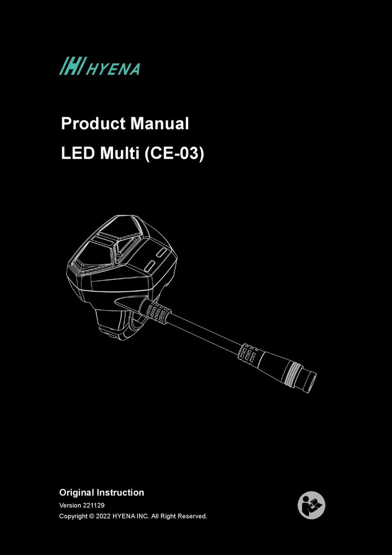 Hyena CE-03 User manual Hyena CE-03 User manual