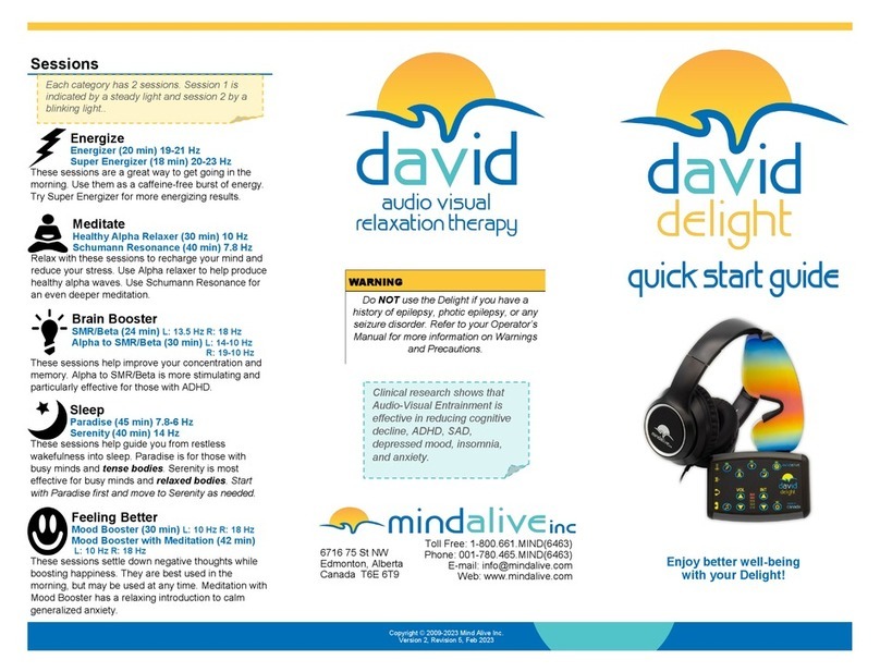 mind alive David Delight quick start guide