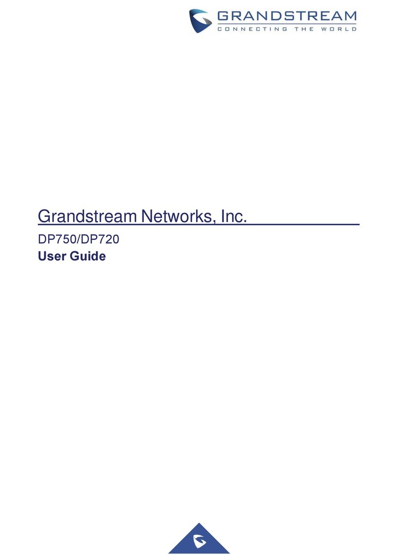 Grandstream Networks DP750 User manual