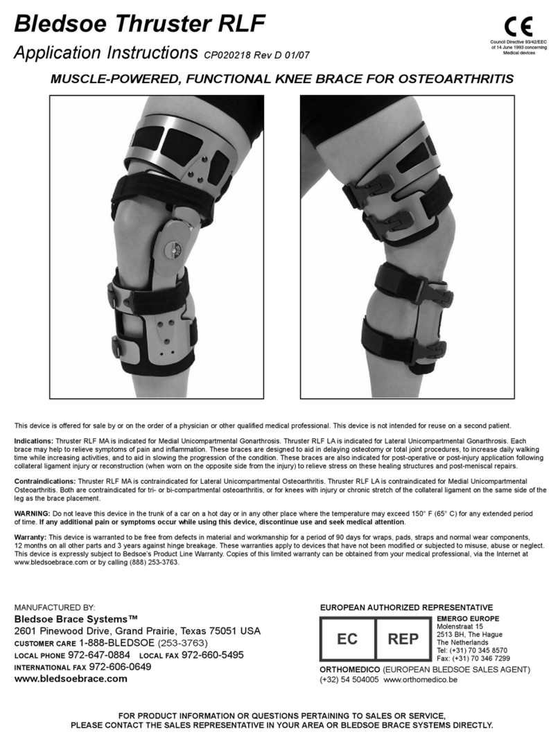 Bledsoe Thruster RLF User guide