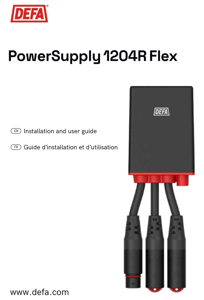 DEFA 1204R Flex Installation and user guide