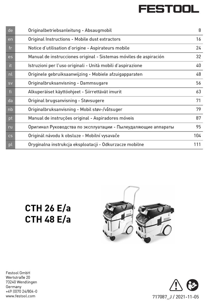 Festool CTH 26 E/a User manual