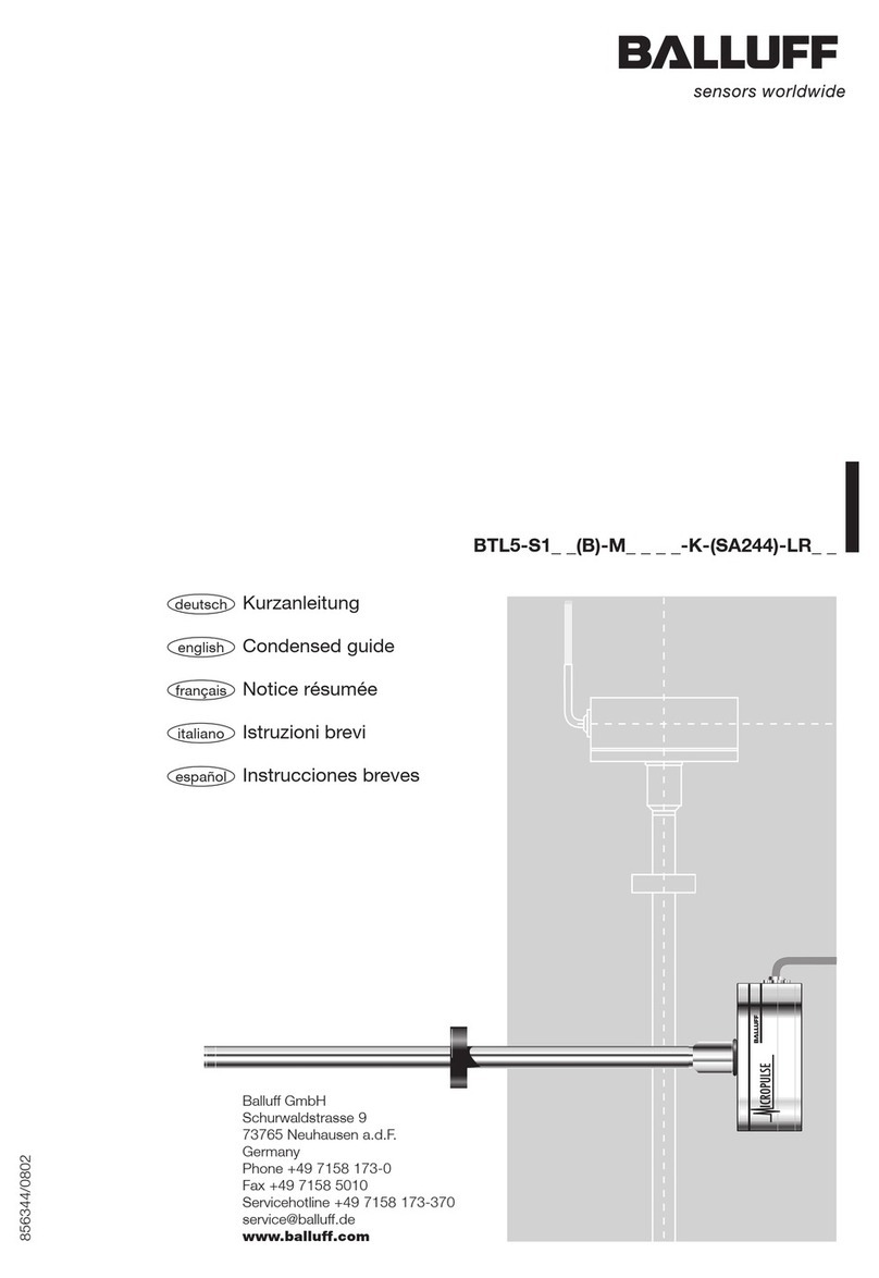 Balluff BTL5-S1 Series User manual