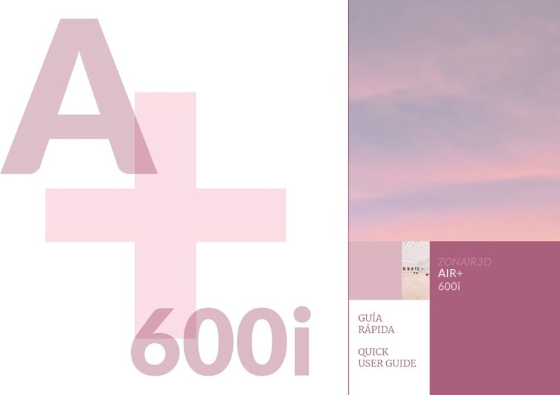 Zonair3D AIR+ 600i Quick user guide