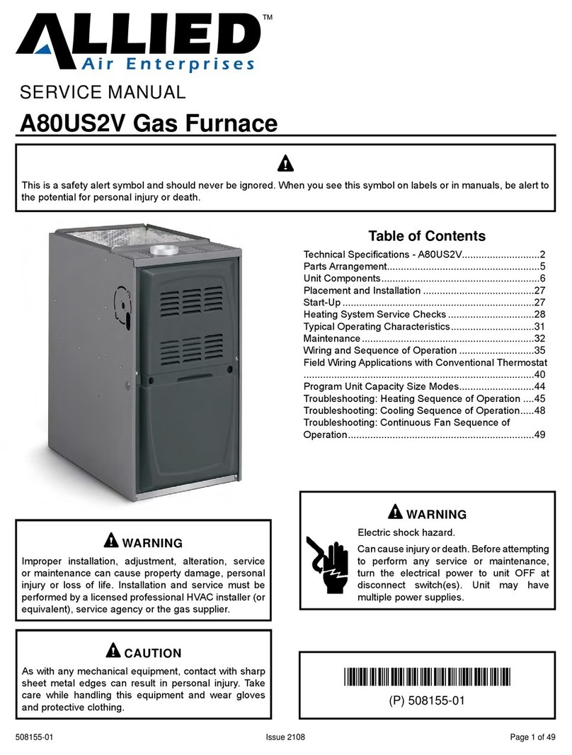 Allied A80US2V User manual