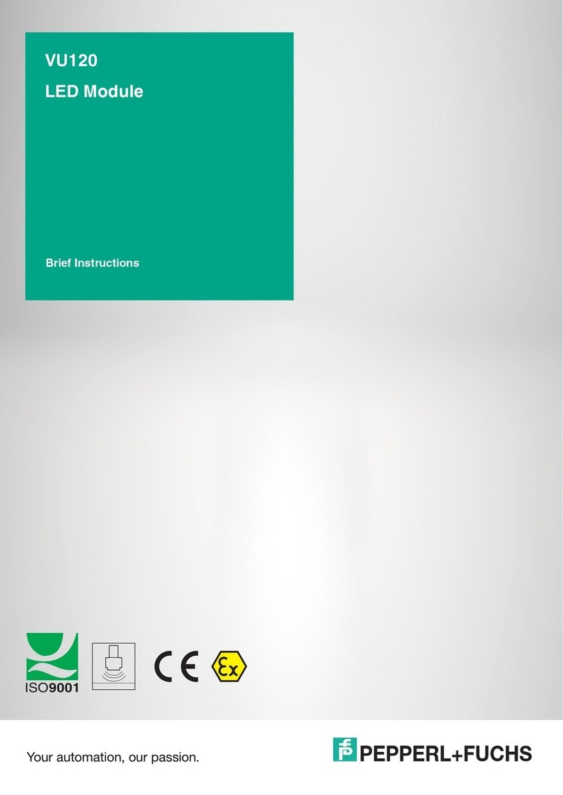 Pepperl+Fuchs VU120 Brief instructions