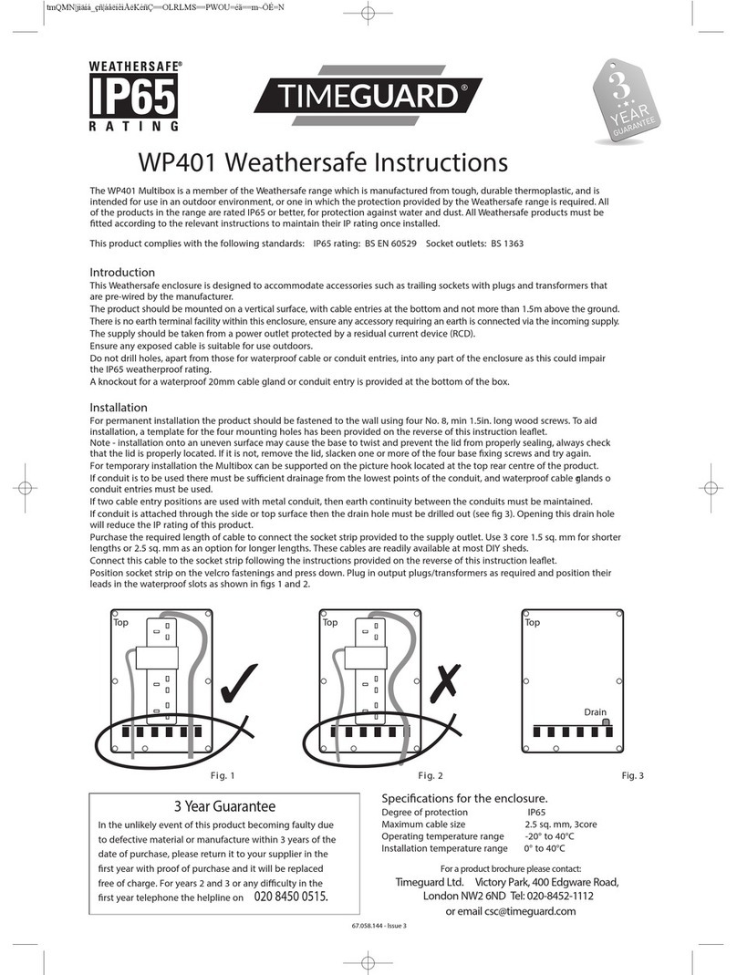 Timeguard Weathersafe WP401 instructions