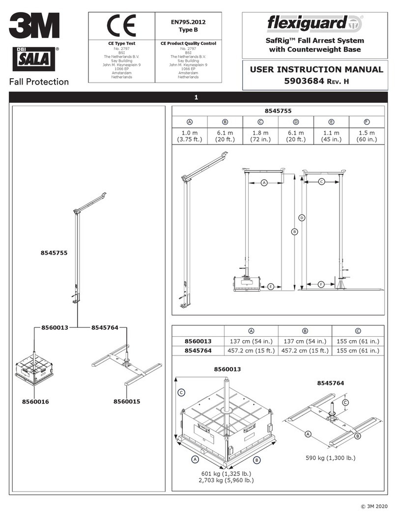 3M DBI SALA FlexiGuard SafRig Operator's manual