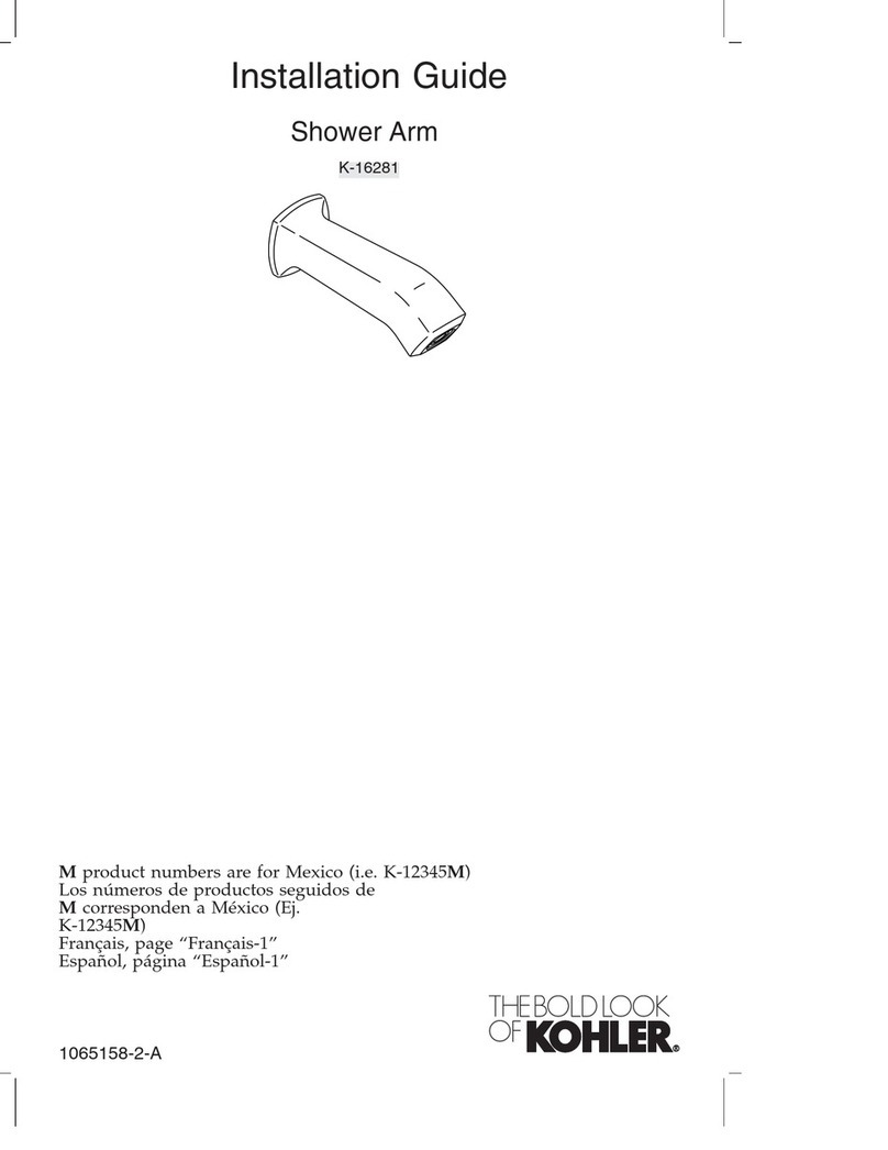 Kohler K-16281 User manual
