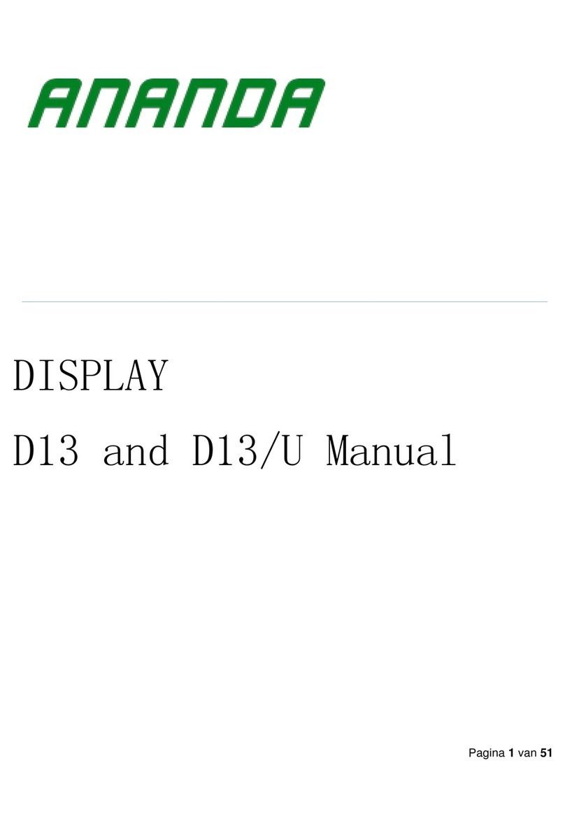 Ananda D13 User manual