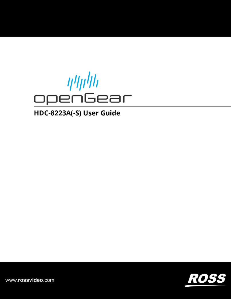 Ross OpenGear HDC-8223A user guide