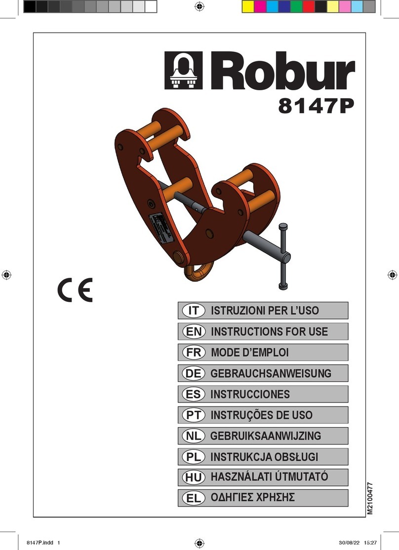 Robur 8147P Instructions for use