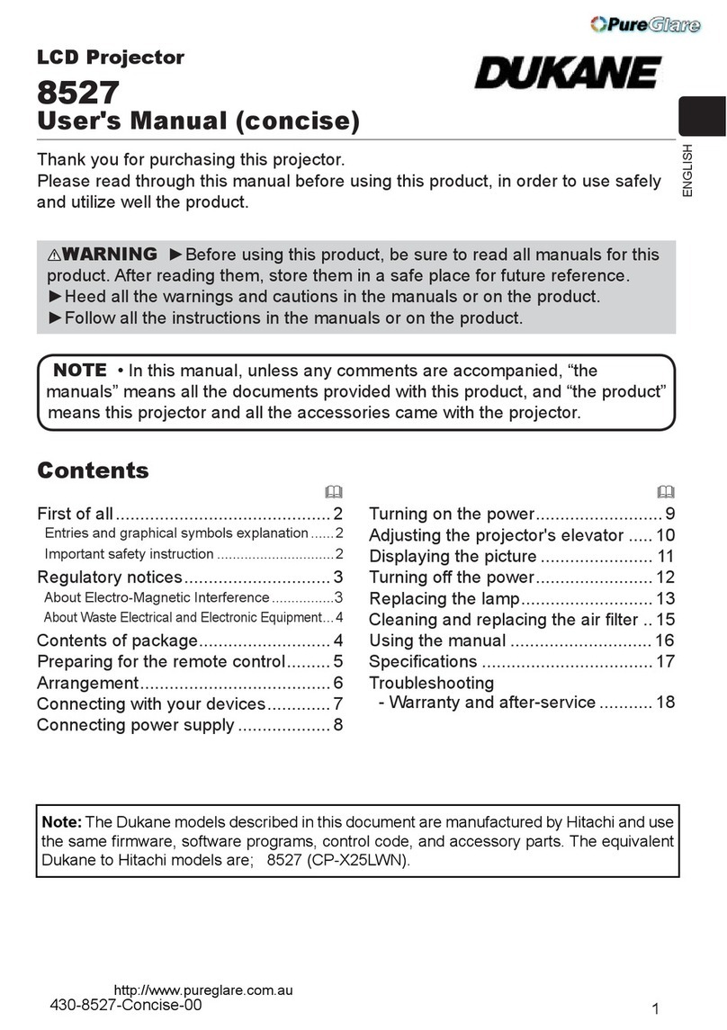 Dukane 8527 user manual