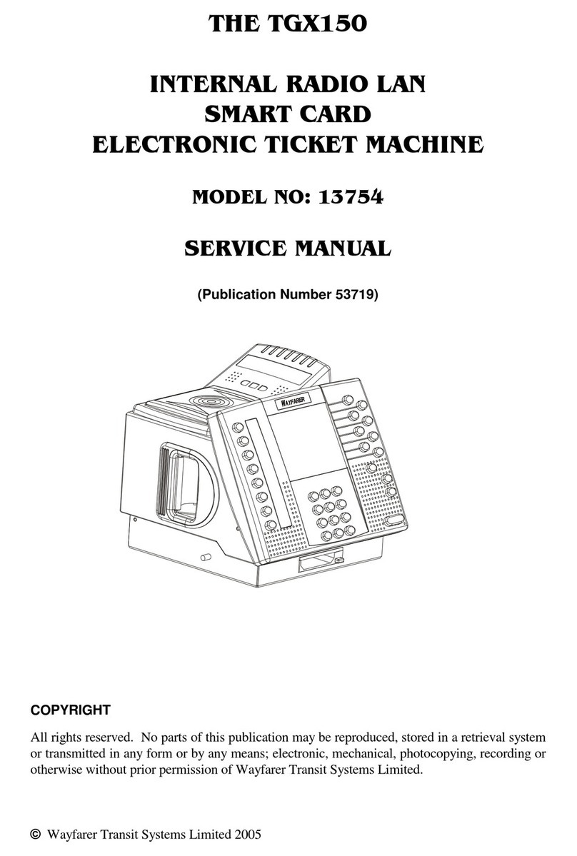 WAYFARER TGX150 Service manual