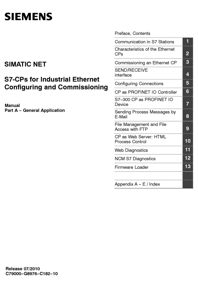 Siemens SIMATIC NET S7-CPs Instruction Manual