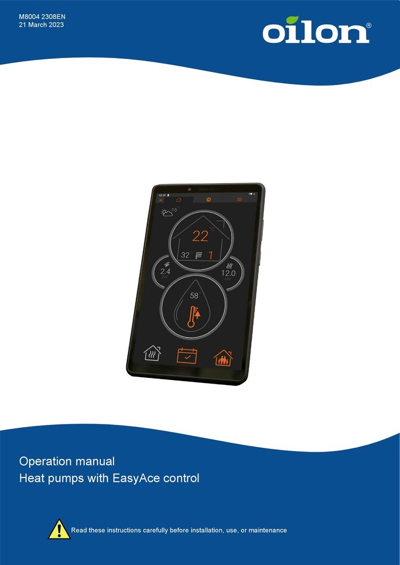 Oilon EasyAce User manual