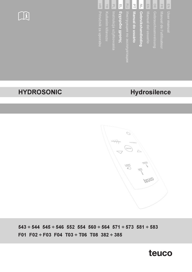 Teuco HYDROSONIC Hydrosilence user manual