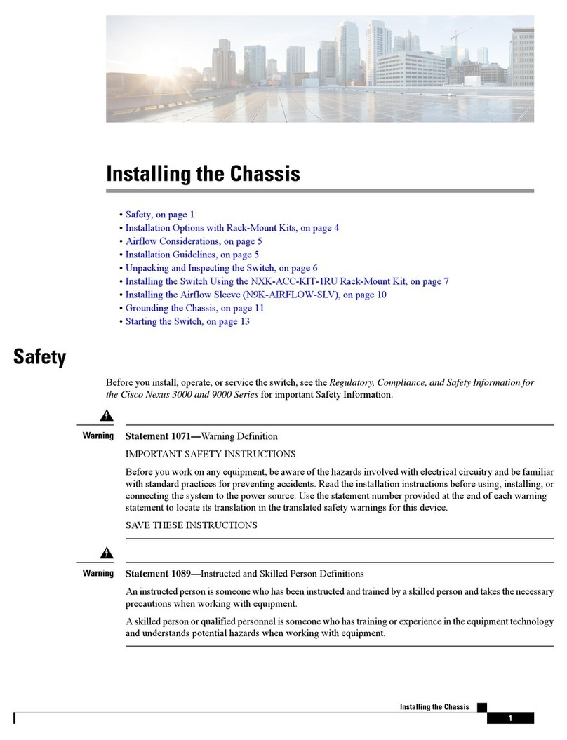 Cisco Nexus 3000 series User manual Cisco Nexus 3000 series User manual