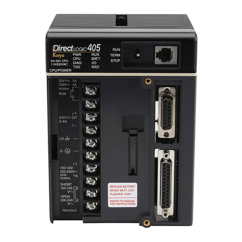 Automationdirect.com D4-454 PLC user manual